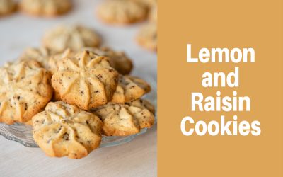 Lemon and Raisin Cookies